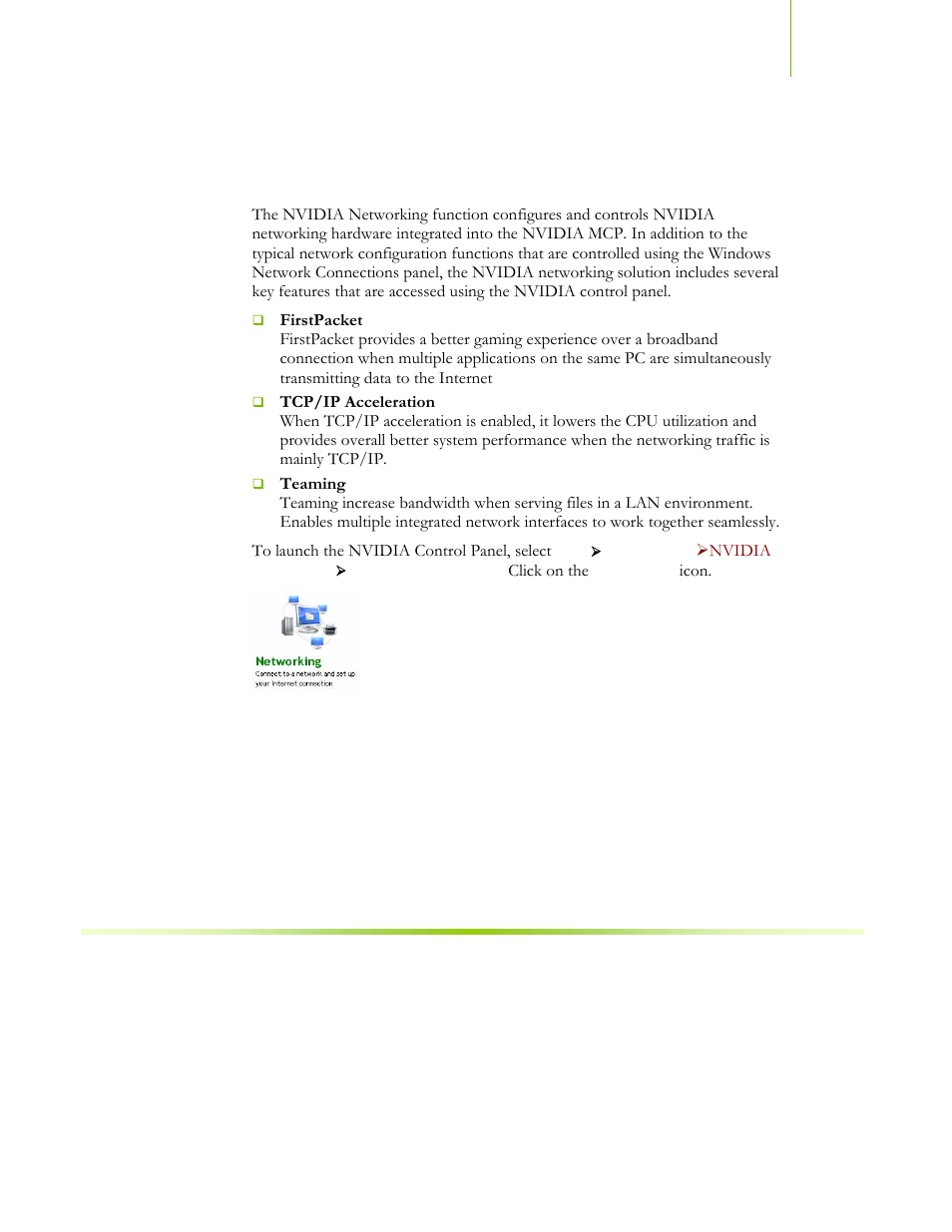 Nvidia networking | EVGA NFORCE 680I SLI 122-CK-NF68-XX User Manual | Page 42 / 170