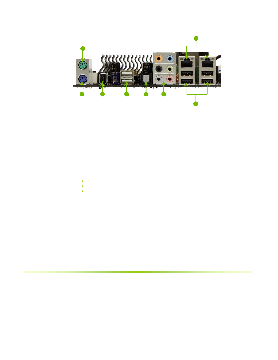 Figure 2. chassis backpanel connectors | EVGA NFORCE 680I SLI 122-CK-NF68-XX User Manual | Page 63 / 170