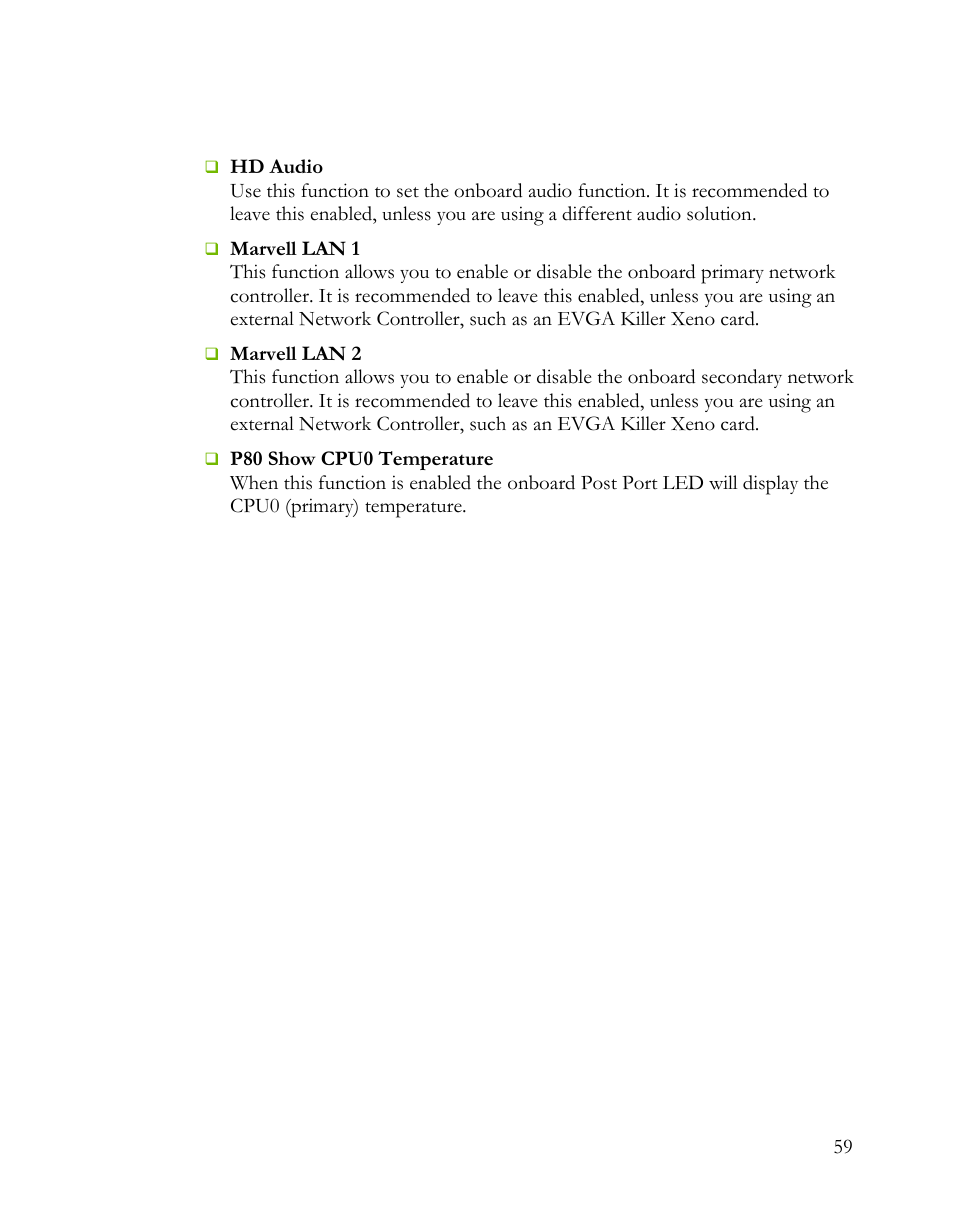 EVGA Classified SR-2 User Manual | Page 59 / 73