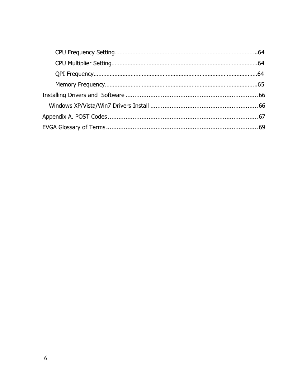 EVGA Classified SR-2 User Manual | Page 6 / 73