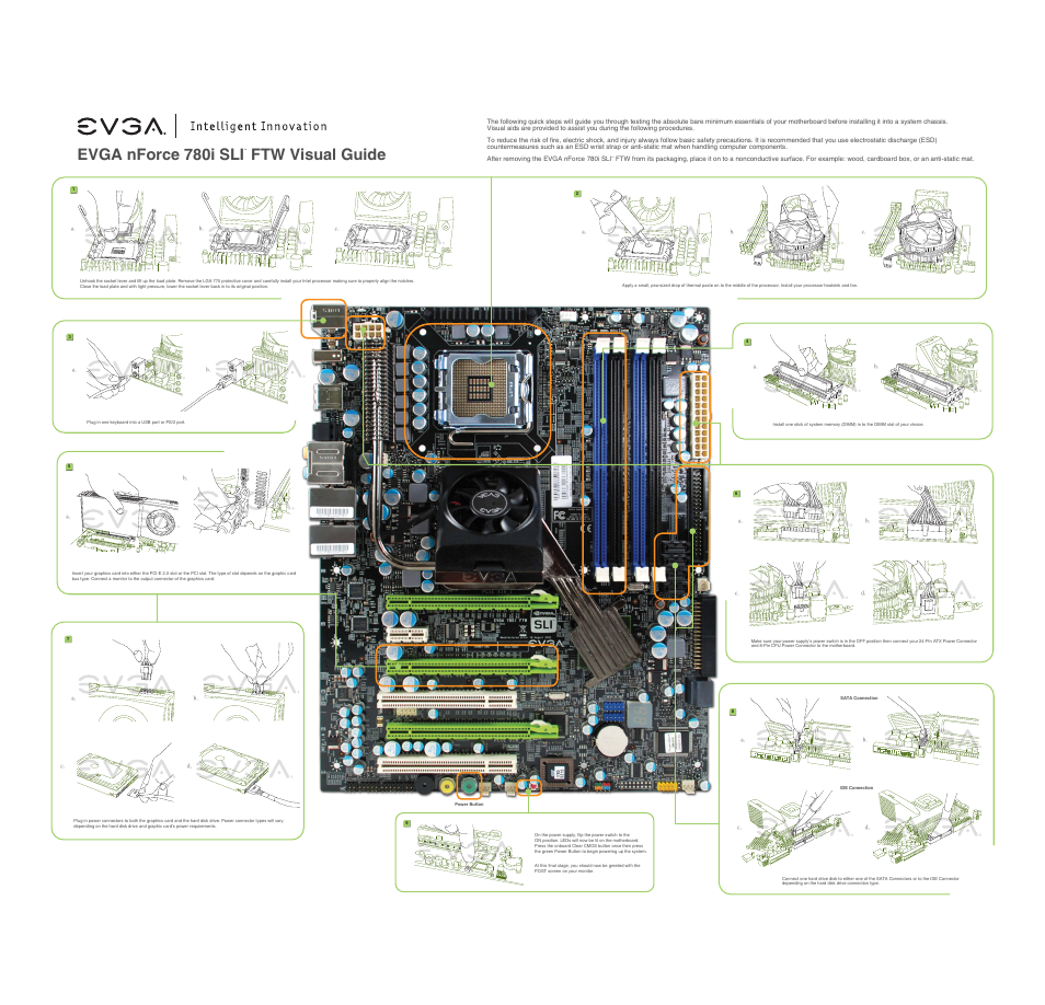EVGA force 780i SLI FTW User Manual | 2 pages