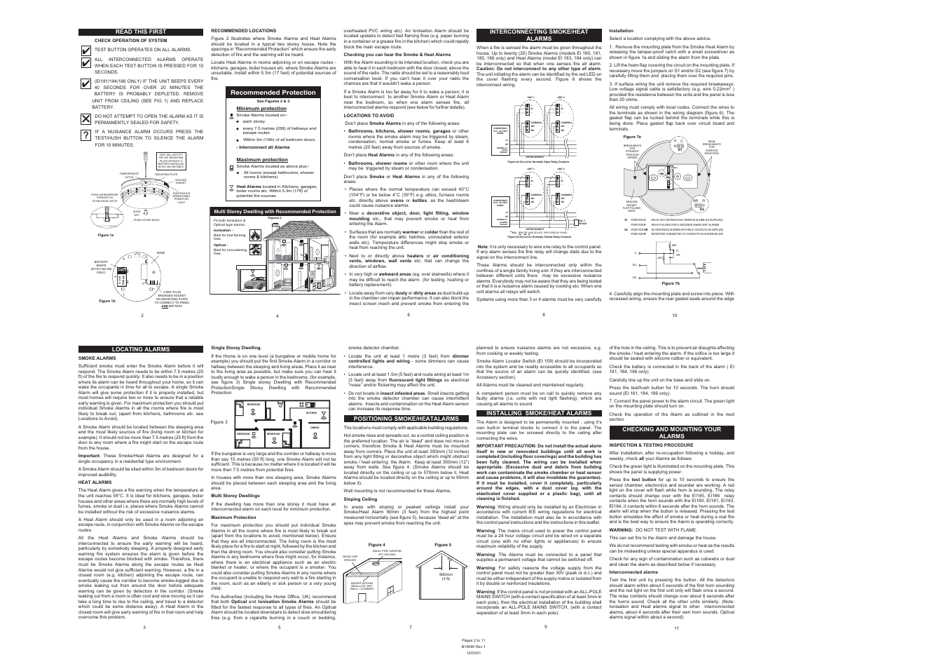 Ei Electronics Ei186 User Manual | 2 pages