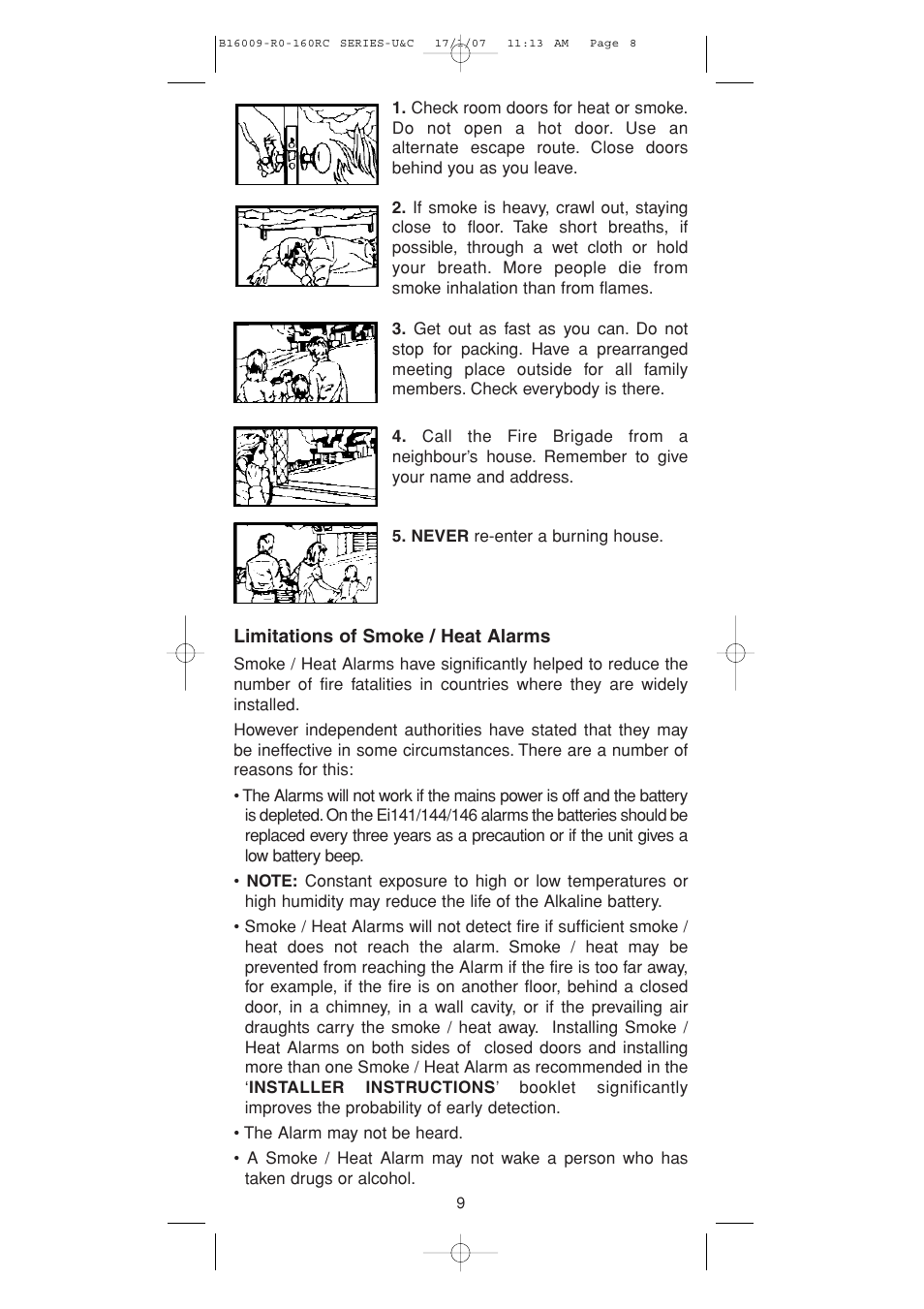 Ei Electronics B16009-R0-160RC Series User Manual | Page 8 / 12