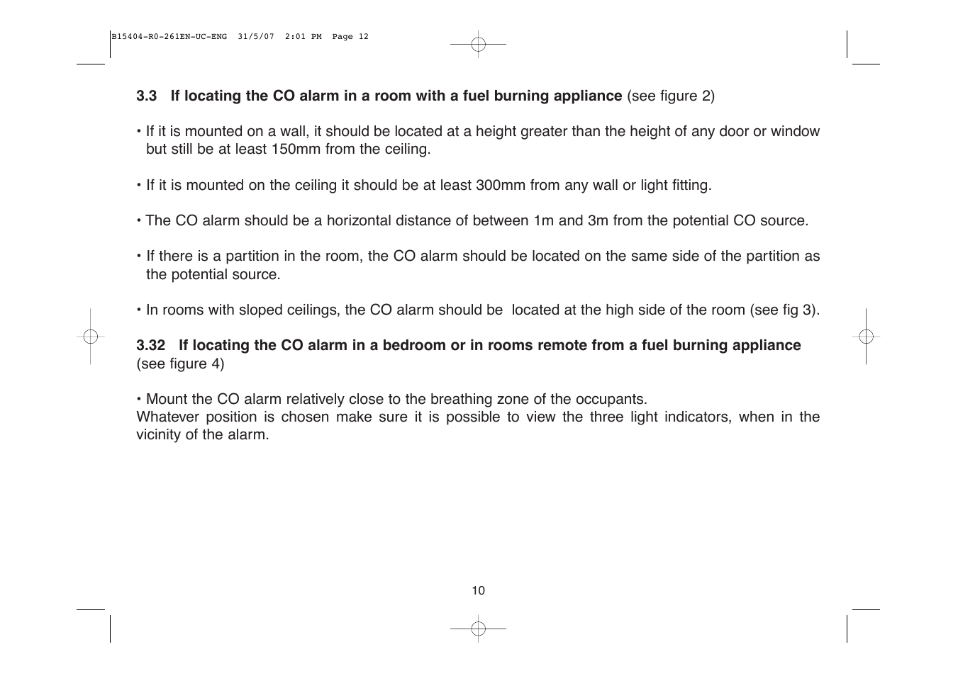Ei Electronics Ei 261EN User Manual | Page 12 / 32