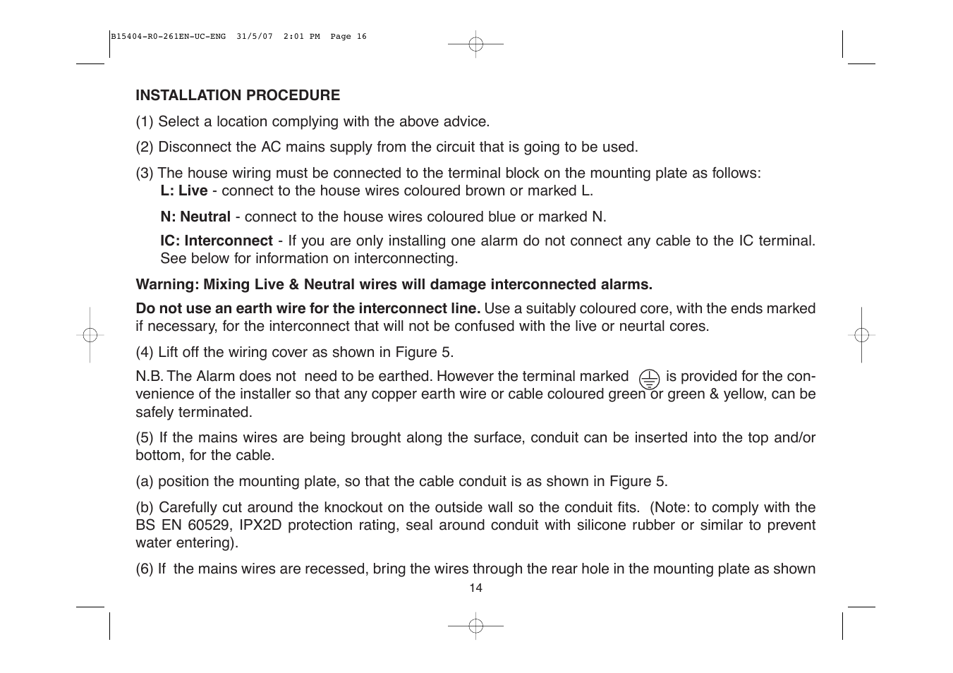 Ei Electronics Ei 261EN User Manual | Page 16 / 32