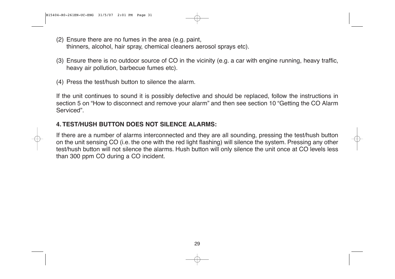 Ei Electronics Ei 261EN User Manual | Page 31 / 32