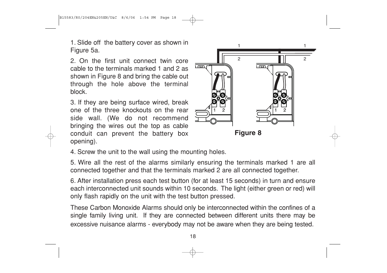 Ei Electronics Carbon Monoxide Alarm Ei 205ENA User Manual | Page 18 / 32