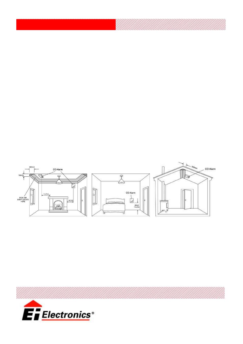 Model ei205en co alarm, Installation & placement, Technical specification | Ei Electronics Carbon Monoxide Alarm Ei 205EN User Manual | Page 2 / 2