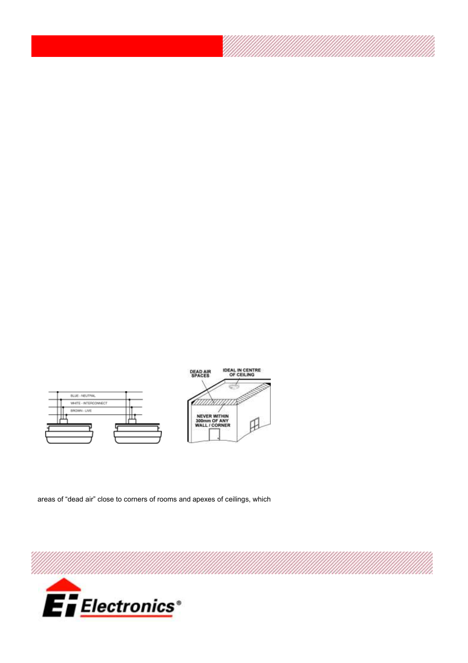 Model ei151tlr ionisation, Installation & placement, Technical specification | Ei Electronics Ei151TLR User Manual | Page 2 / 2