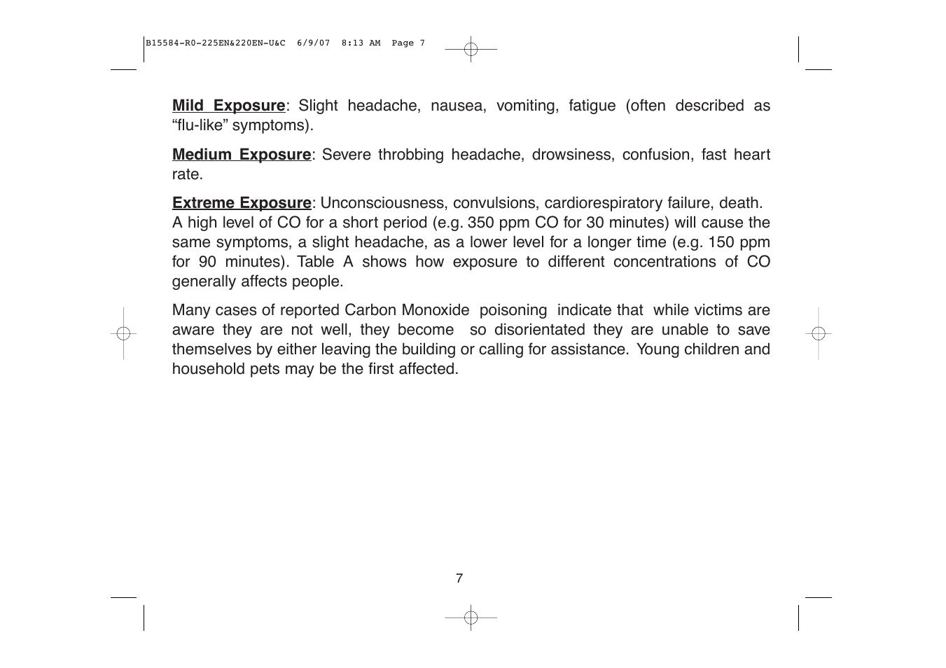 Ei Electronics Carbon Monoxide Alarm Ei220EN User Manual | Page 7 / 32