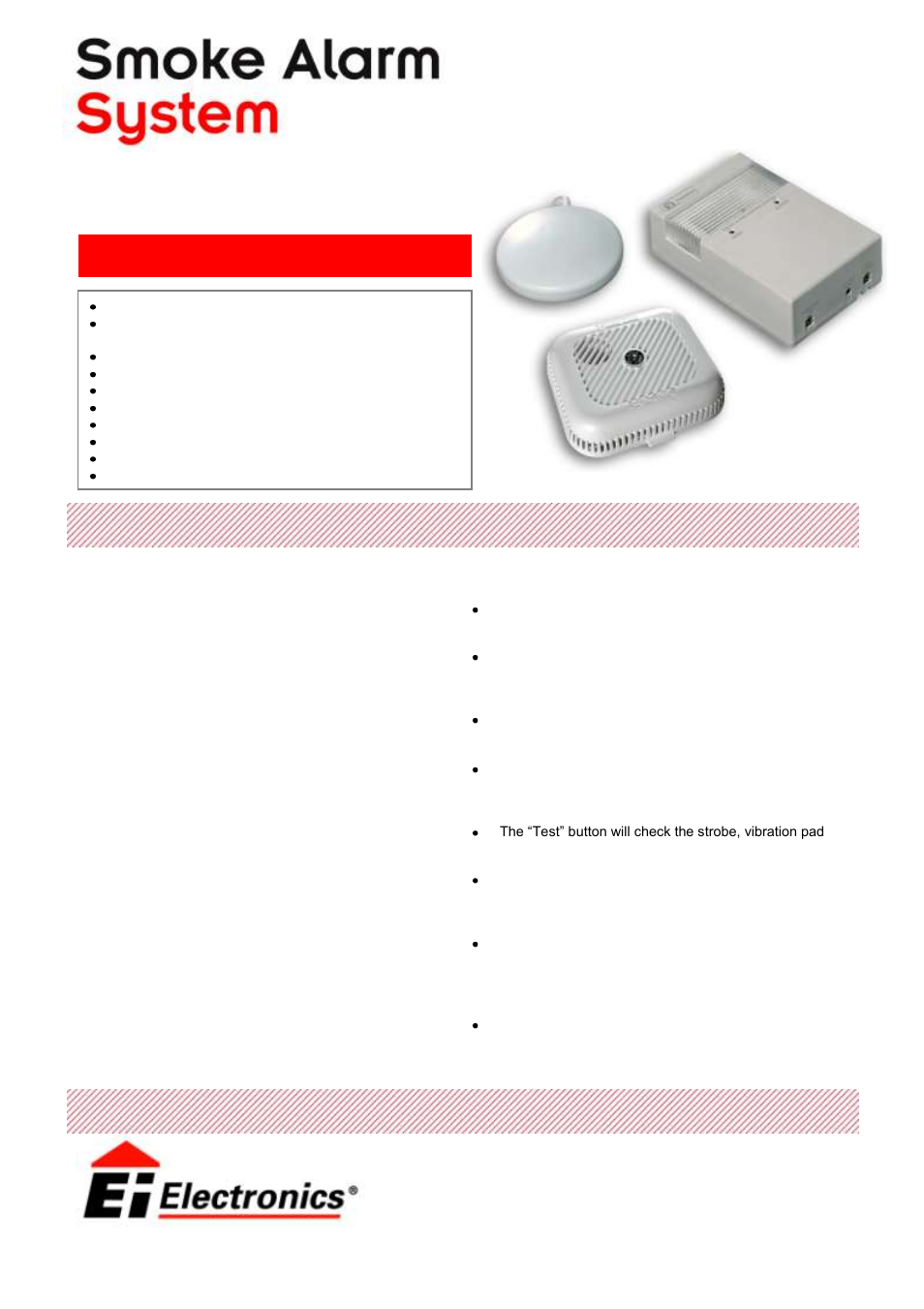 Ei Electronics Ei 176 User Manual | 2 pages