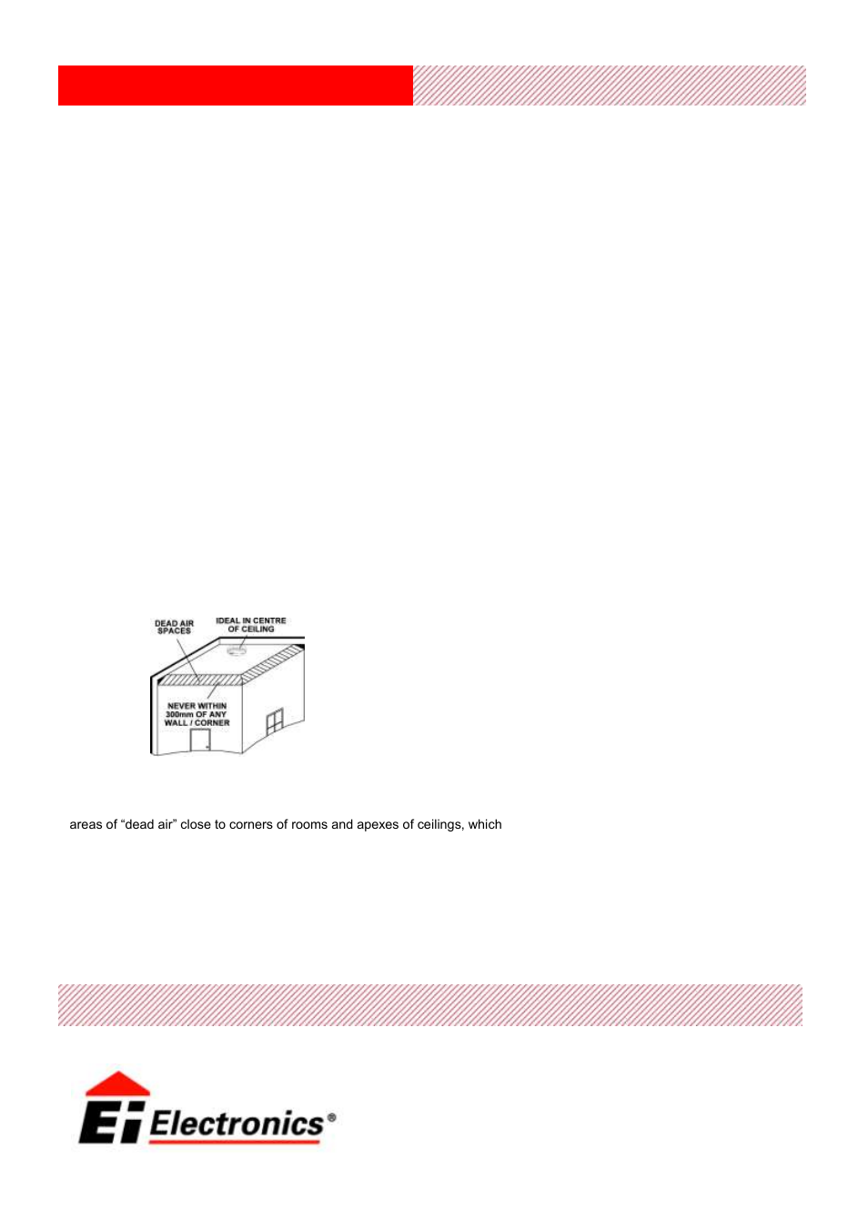 Model ei176 optical, Placement information, Technical specification | Ei Electronics Ei 176 User Manual | Page 2 / 2