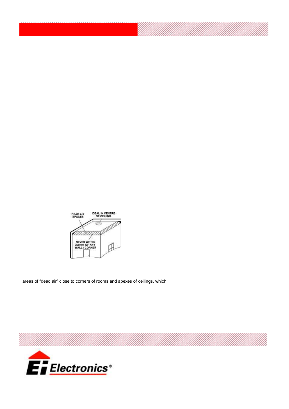 Model ei100l ionisation, Installation & placement, Technical specification | Ei Electronics Ei100L User Manual | Page 2 / 2