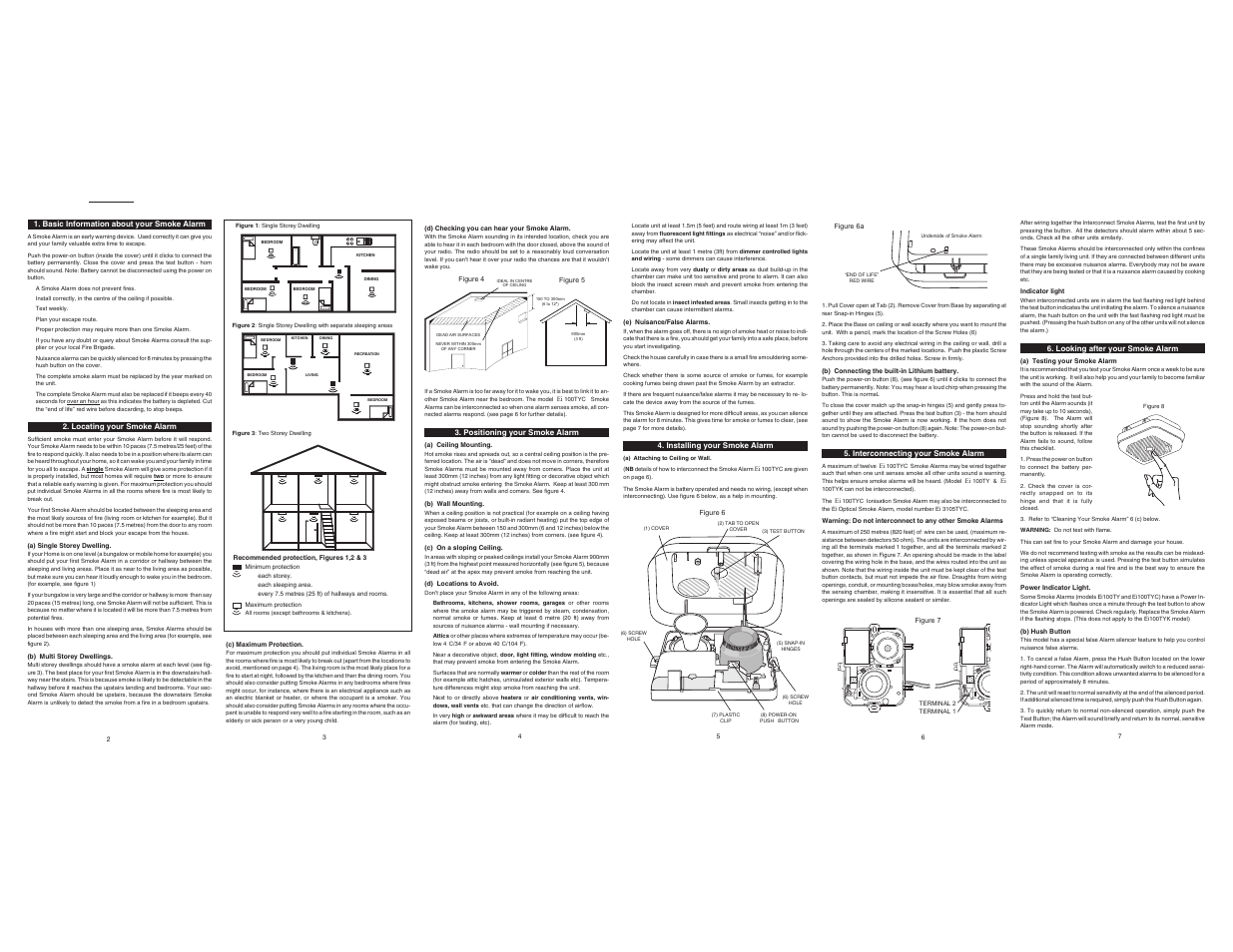 Ei Electronics Ei 100TYC User Manual | 2 pages