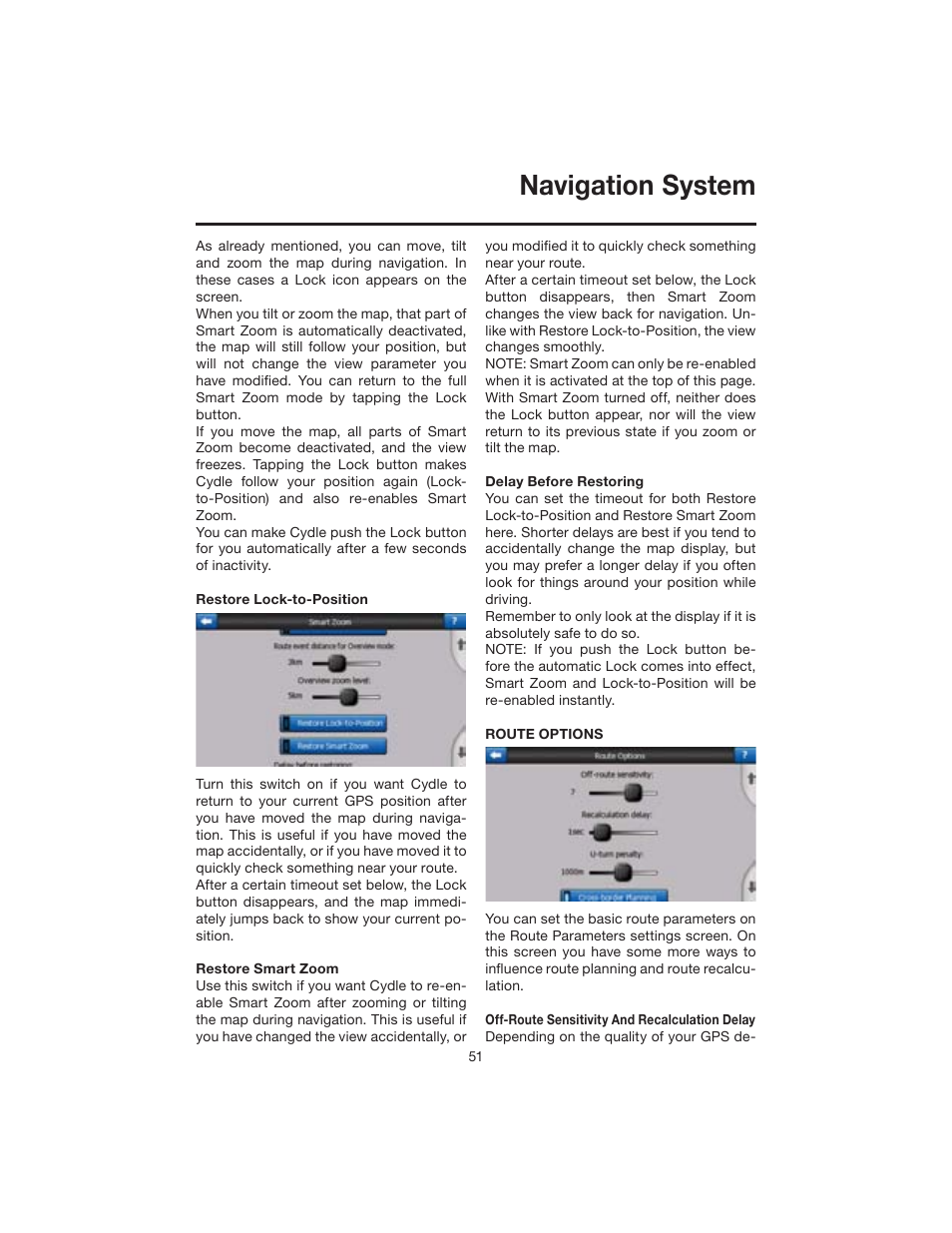 Navigation system | Elite VRVD640G User Manual | Page 51 / 68