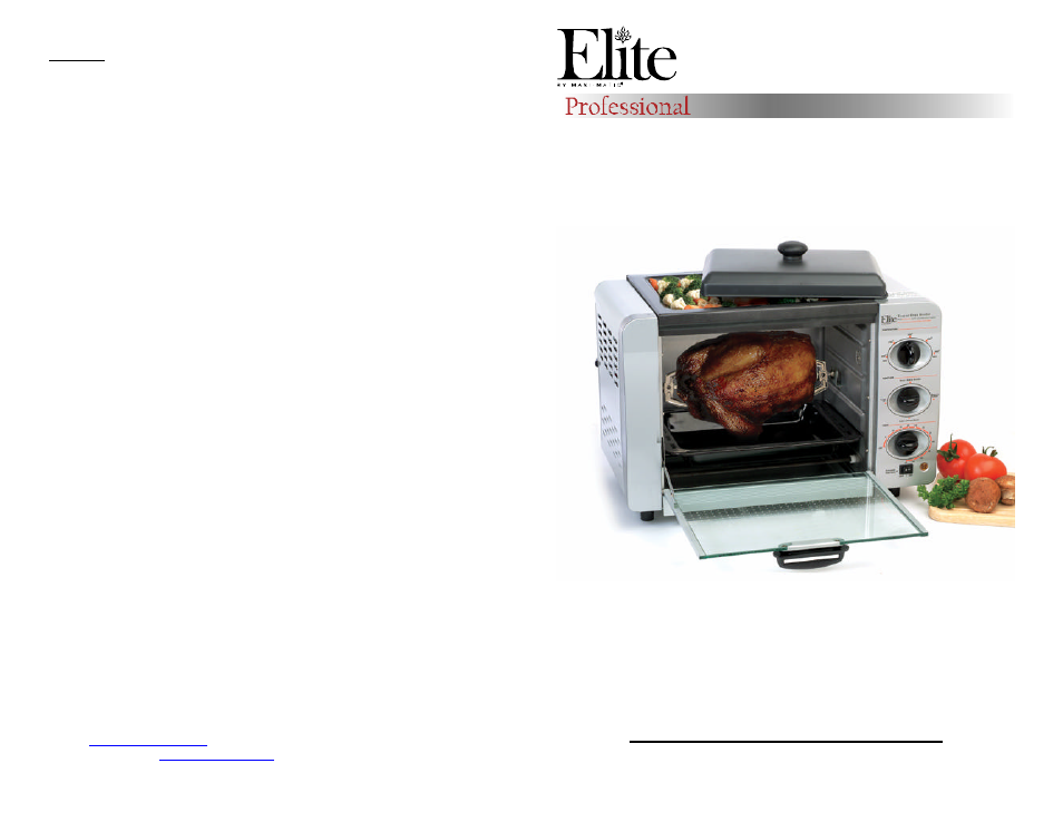 Elite ERO-2006S User Manual | 15 pages