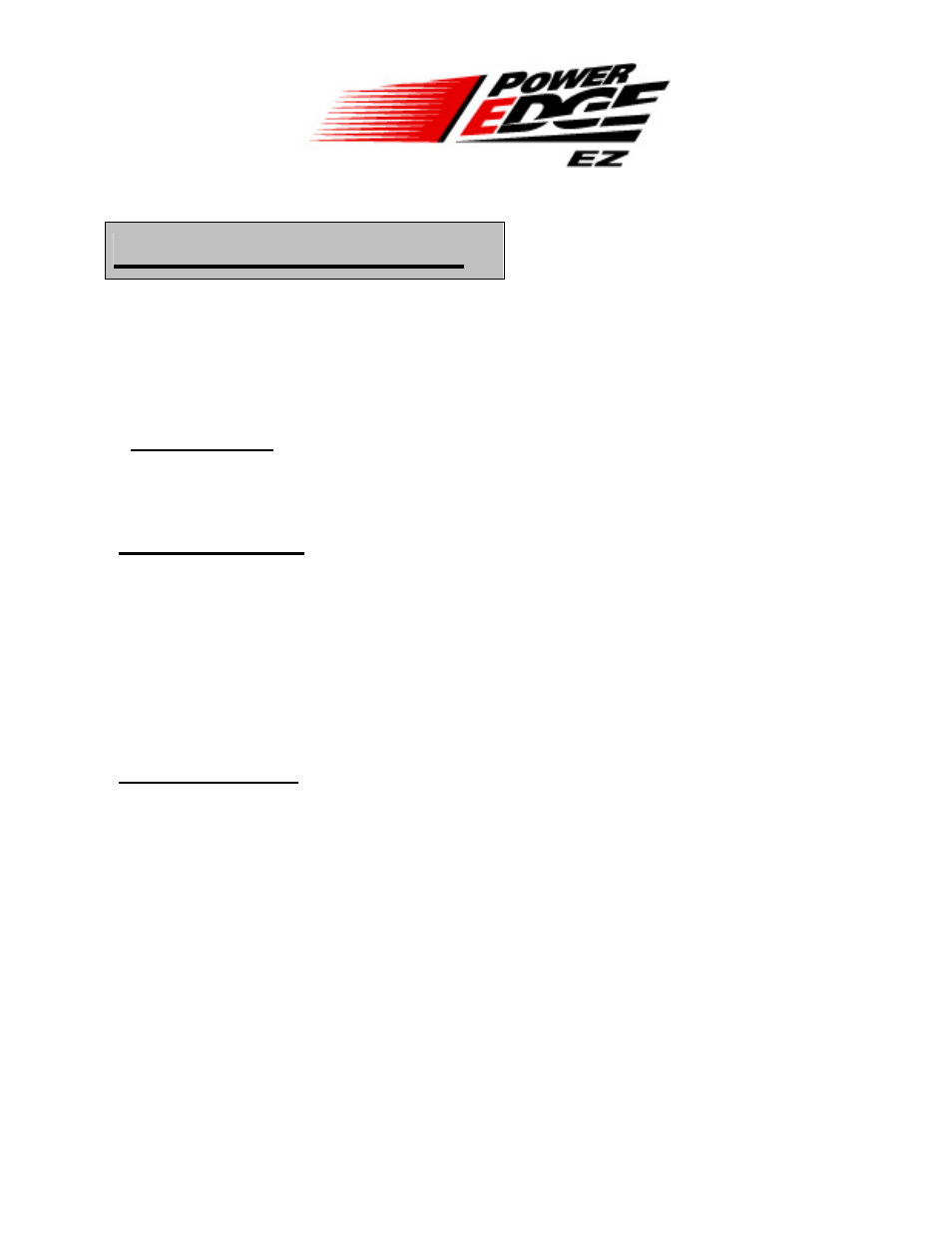 Installation instructions, Supplied items, Items required | EDGE Tech Caterpillar 3126 User Manual | Page 5 / 9