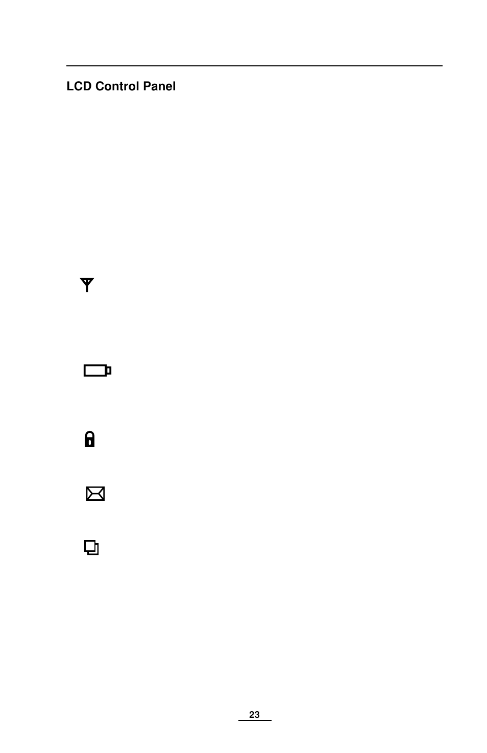 Lcd control panel, Lcd keypad | EDGE Tech QL Series User Manual | Page 23 / 78