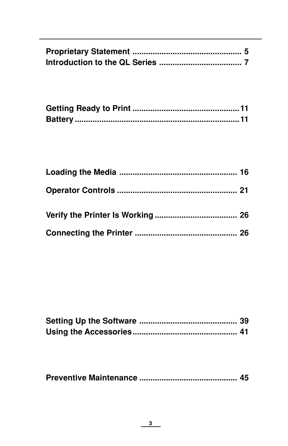 EDGE Tech QL Series User Manual | Page 3 / 78