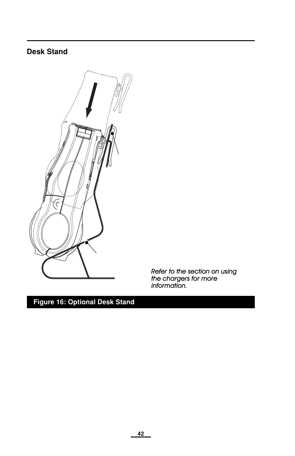 Desk stand | EDGE Tech QL Series User Manual | Page 42 / 78