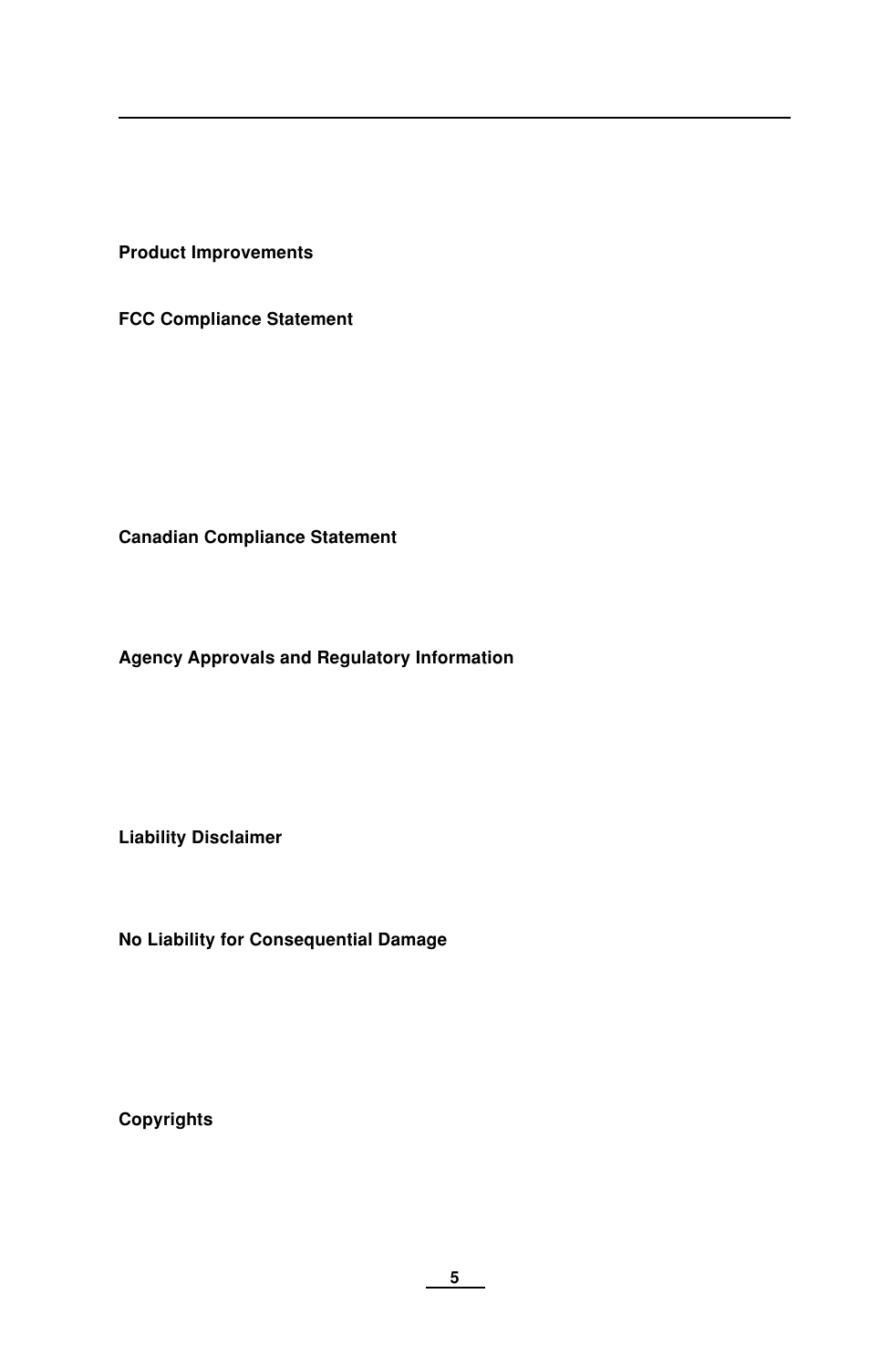 Proprietary statement | EDGE Tech QL Series User Manual | Page 5 / 78