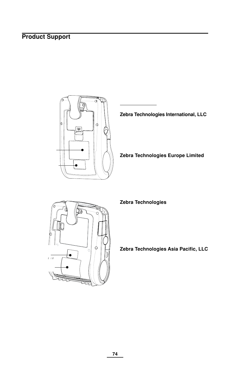 Appendix d-product support, Appendix d, Product support | EDGE Tech QL Series User Manual | Page 74 / 78