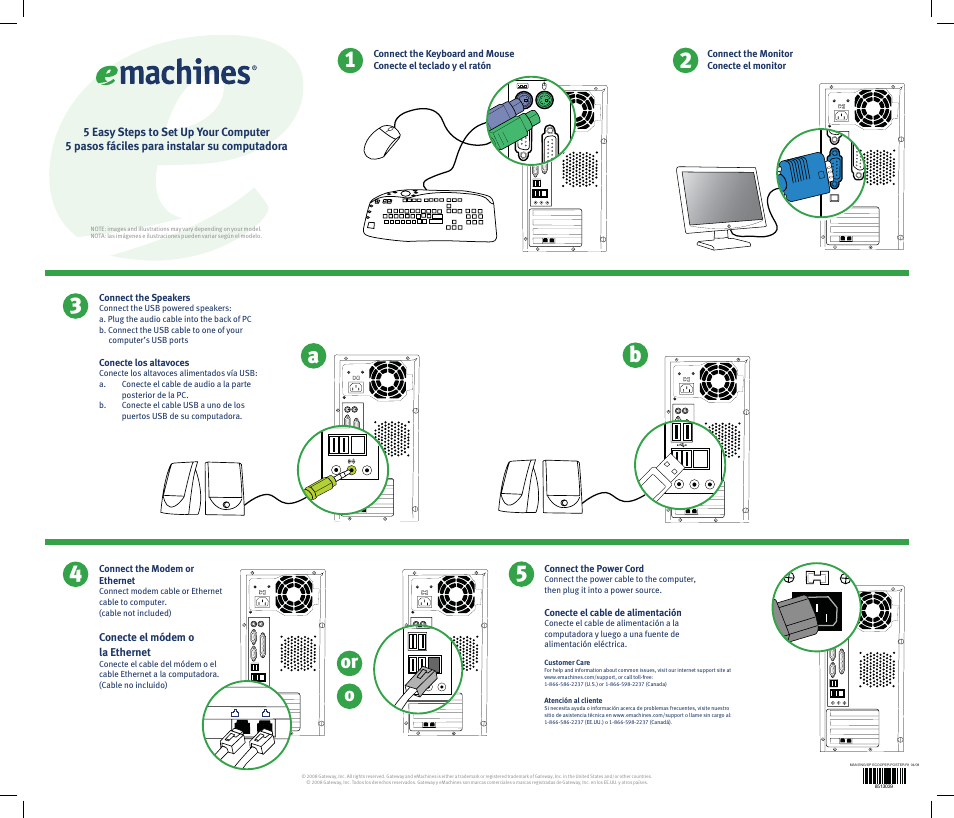eMachines ET1161 Series User Manual | 1 page