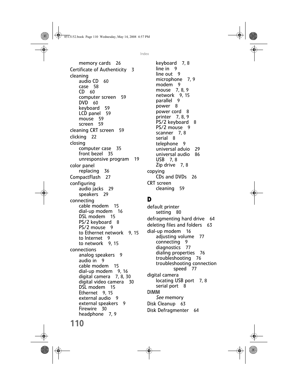 eMachines 8513152 User Manual | Page 116 / 124