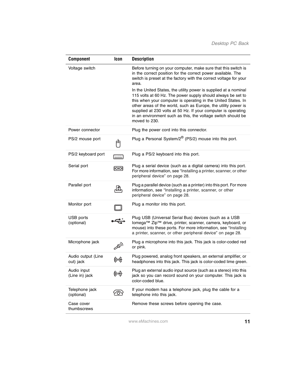 eMachines 13 User Manual | Page 17 / 96