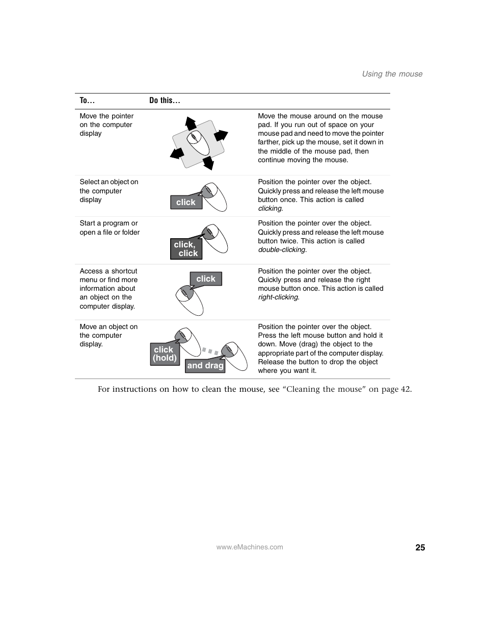 eMachines 13 User Manual | Page 31 / 96