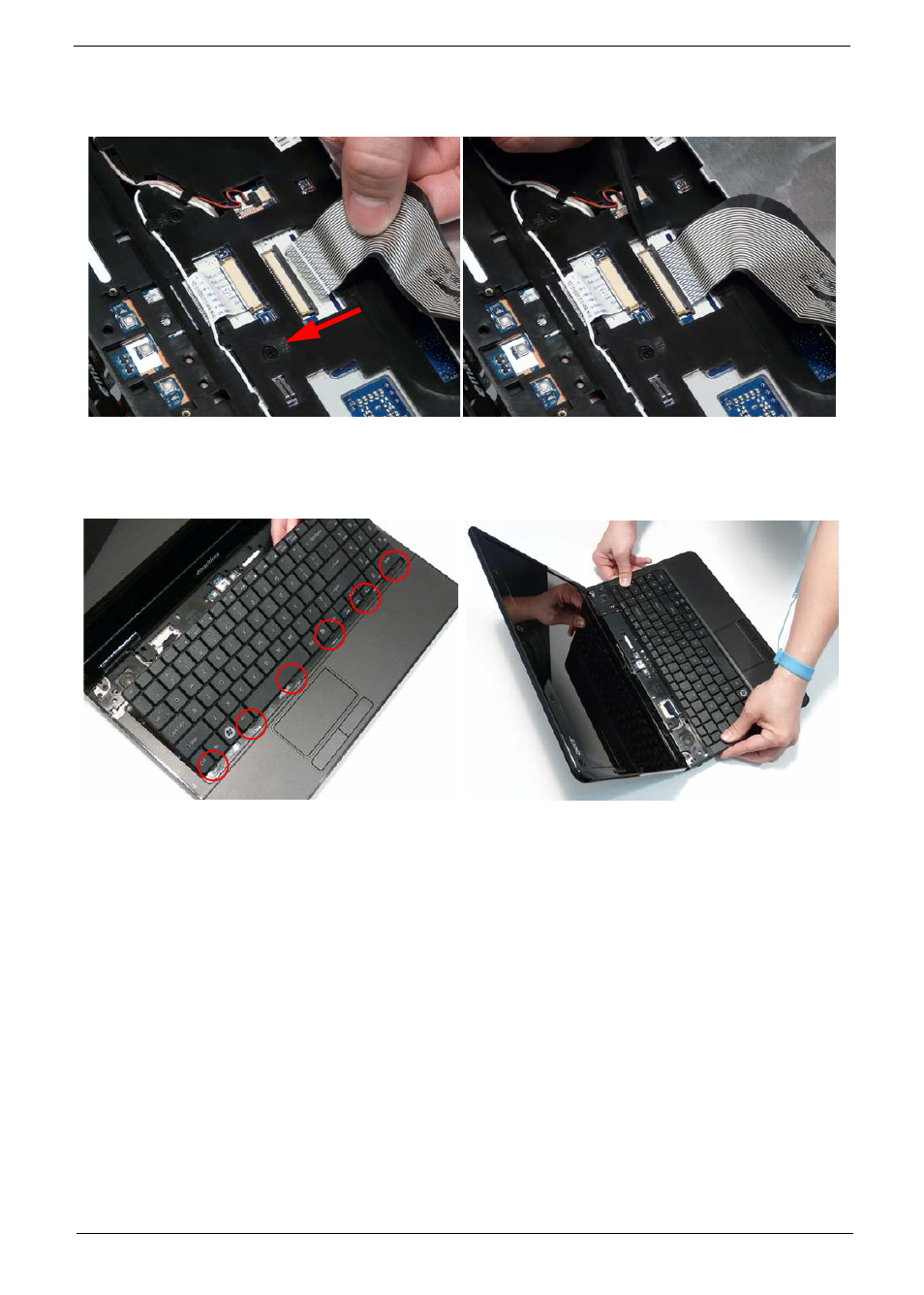 Replacing the keyboard | eMachines G630 User Manual | Page 119 / 198