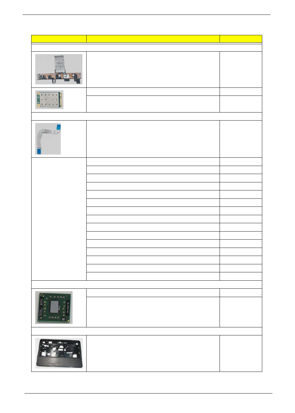 Emachines g630/g430 fru list | eMachines G630 User Manual | Page 158 / 198