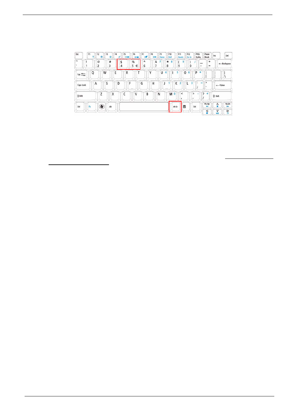 Special key, The euro symbol, The us dollar sign | eMachines G630 User Manual | Page 24 / 198