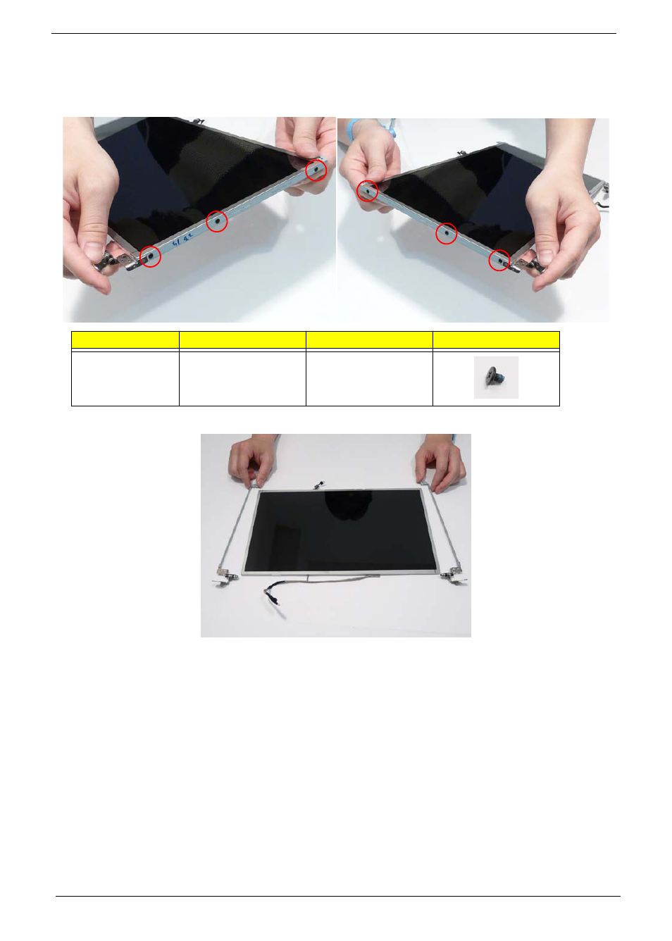 Removing the lcd brackets and fpc cable | eMachines G630 User Manual | Page 90 / 198