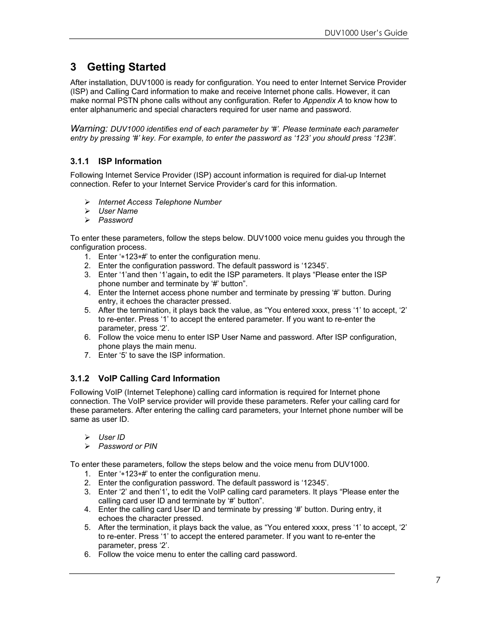 3 getting started | eMachines DUV1000 User Manual | Page 7 / 24