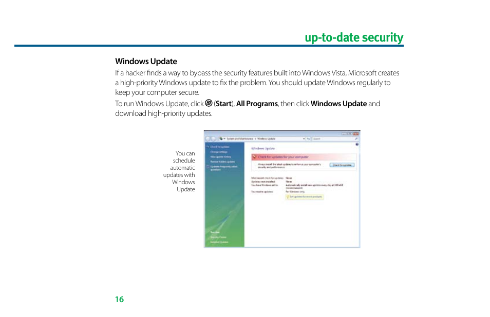 Up-to-date security | eMachines 8513036R User Manual | Page 16 / 24
