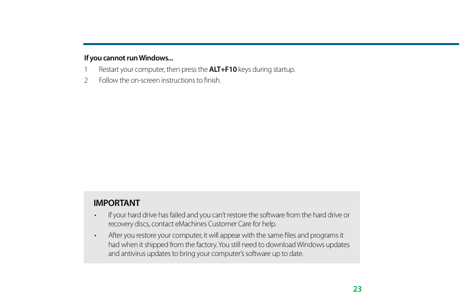 eMachines 8513036R User Manual | Page 23 / 24