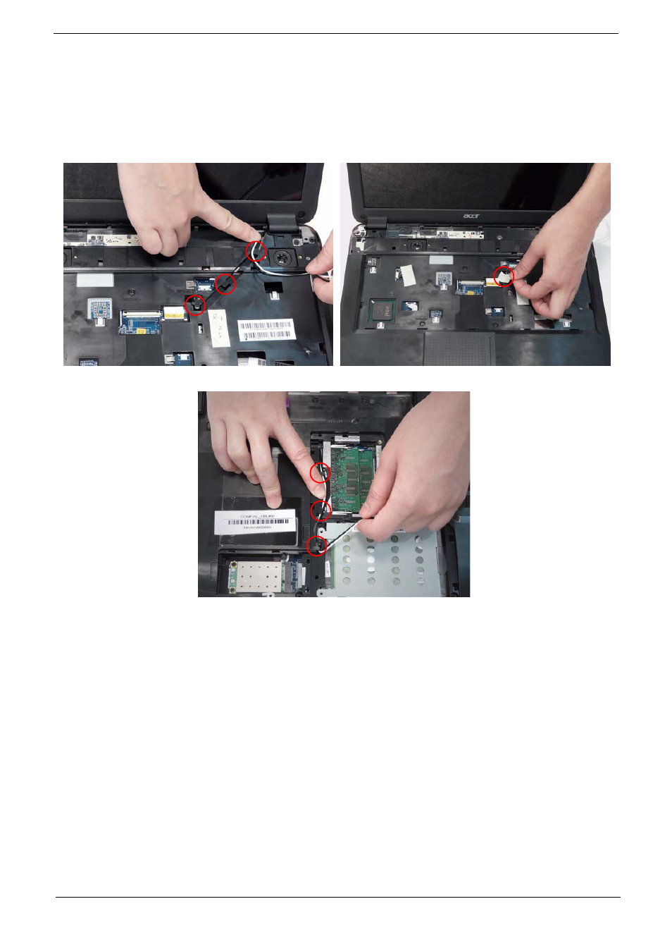 Replacing the antenna cable | eMachines D720 User Manual | Page 109 / 174