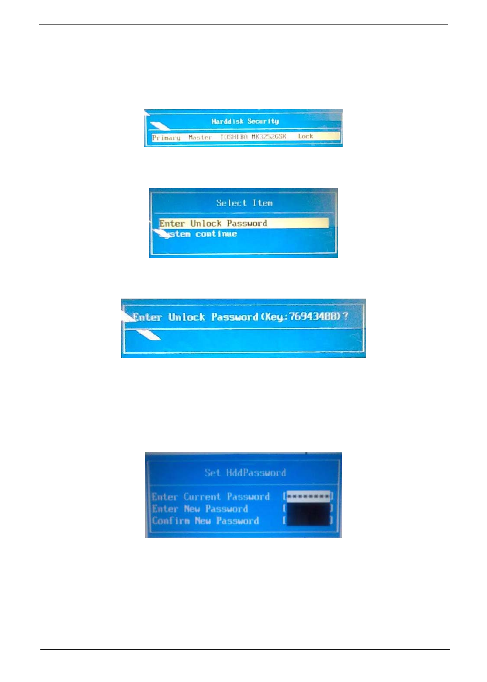 Remove hdd/bios password utilities | eMachines D720 User Manual | Page 47 / 174