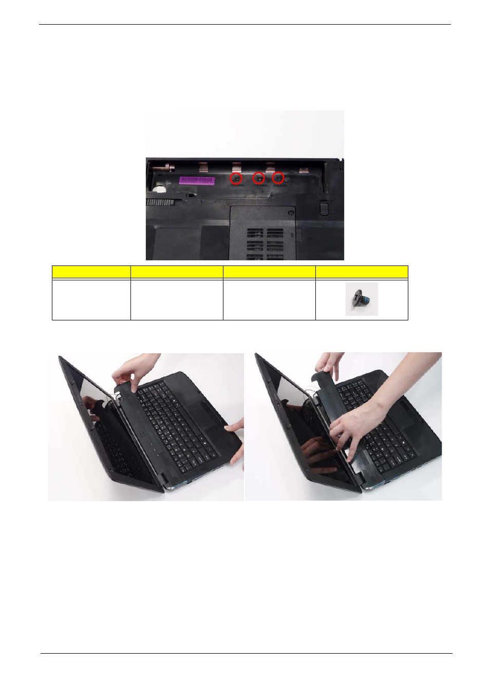 Removing the switch cover | eMachines D720 User Manual | Page 65 / 174