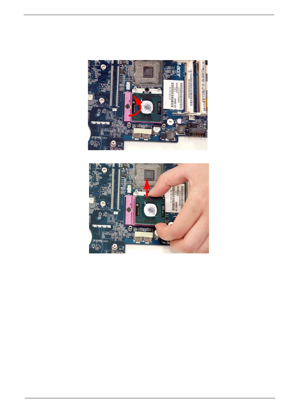 Removing the cpu | eMachines D720 User Manual | Page 85 / 174