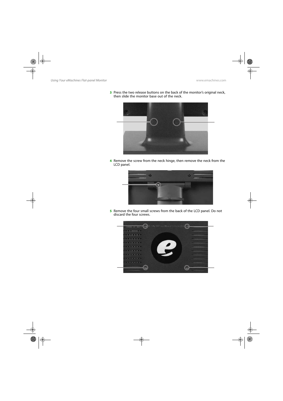 eMachines E17T4W User Manual | Page 8 / 36