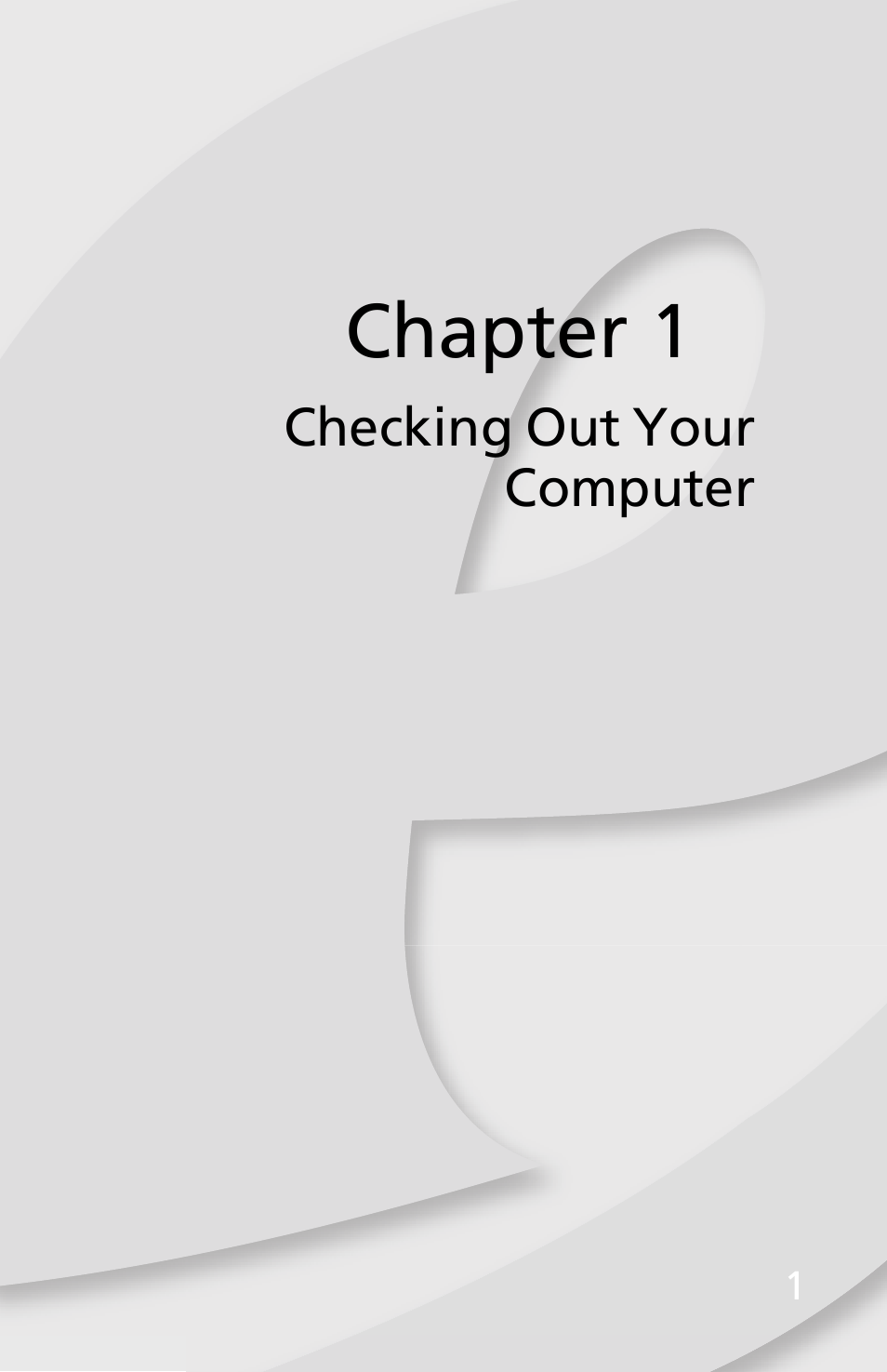 Checking out your computer, Chapter 1: checking out your computer, Chapter 1 | eMachines EM001 User Manual | Page 11 / 69