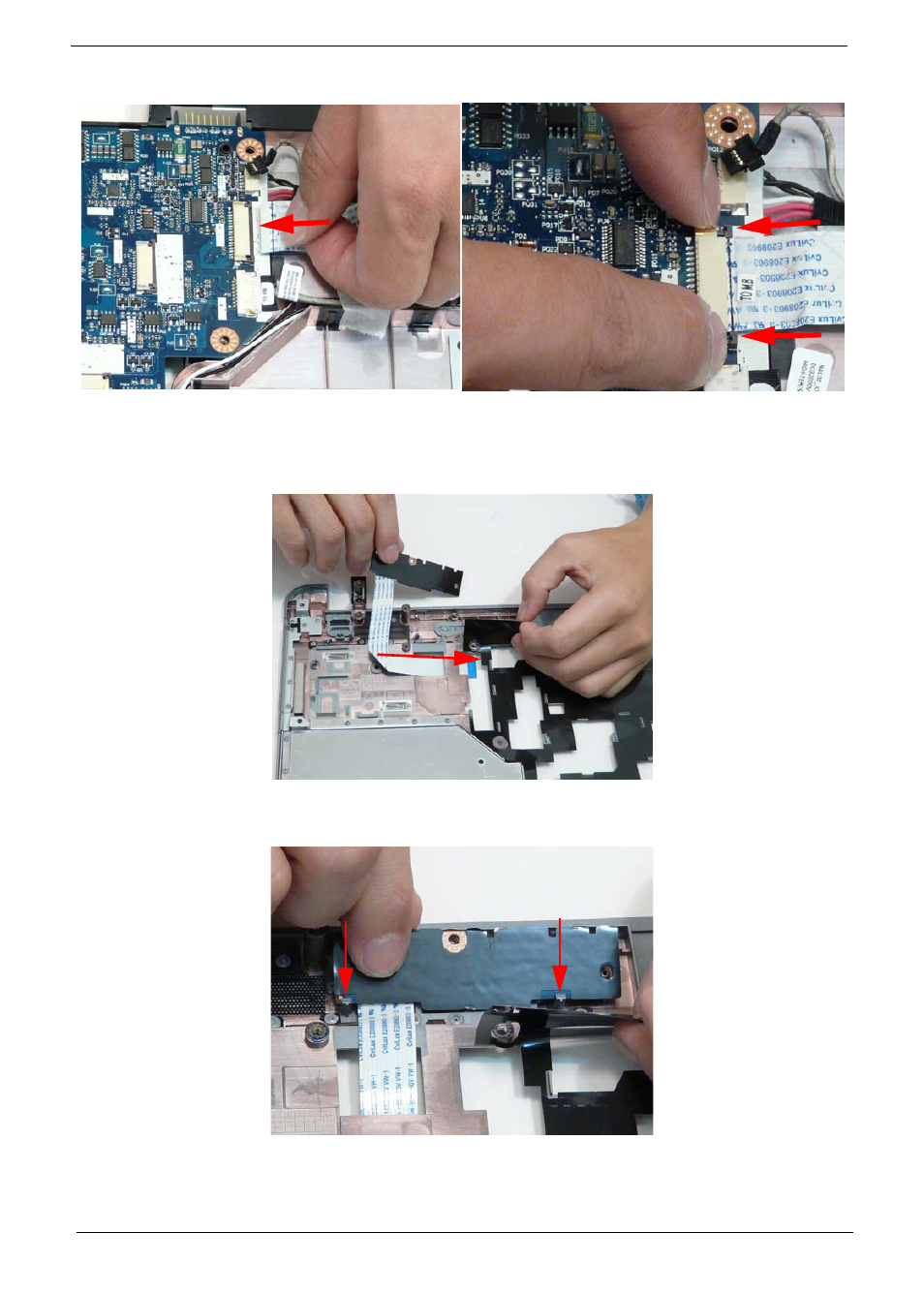 Replacing the media board, Replacing the media board 122 | eMachines E628 User Manual | Page 132 / 224