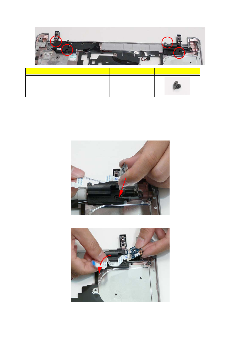 Replacing the power board | eMachines E628 User Manual | Page 135 / 224