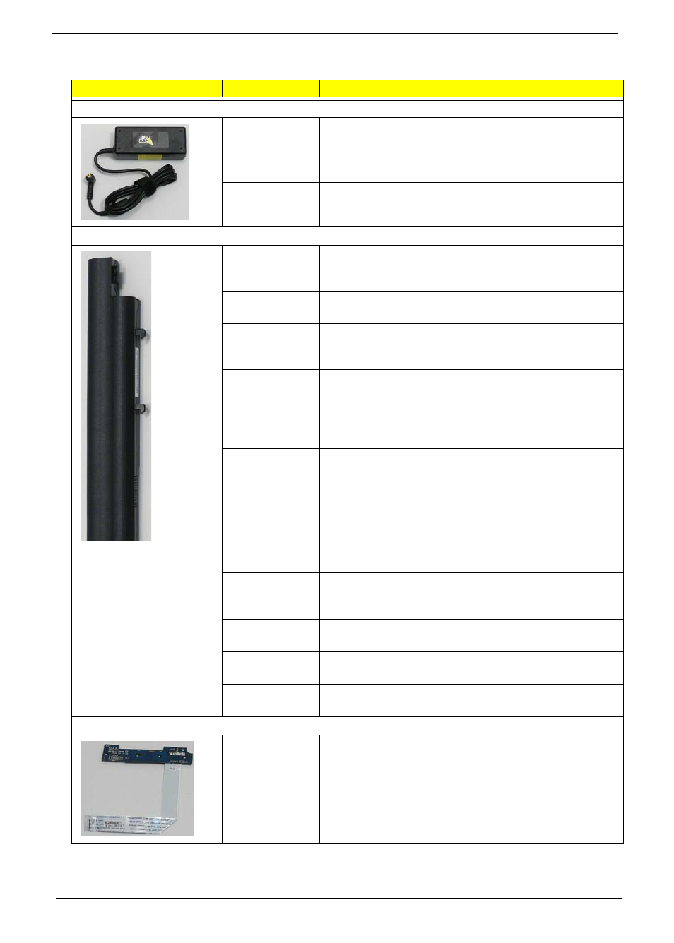 Aspire 5538 fru list | eMachines E628 User Manual | Page 190 / 224