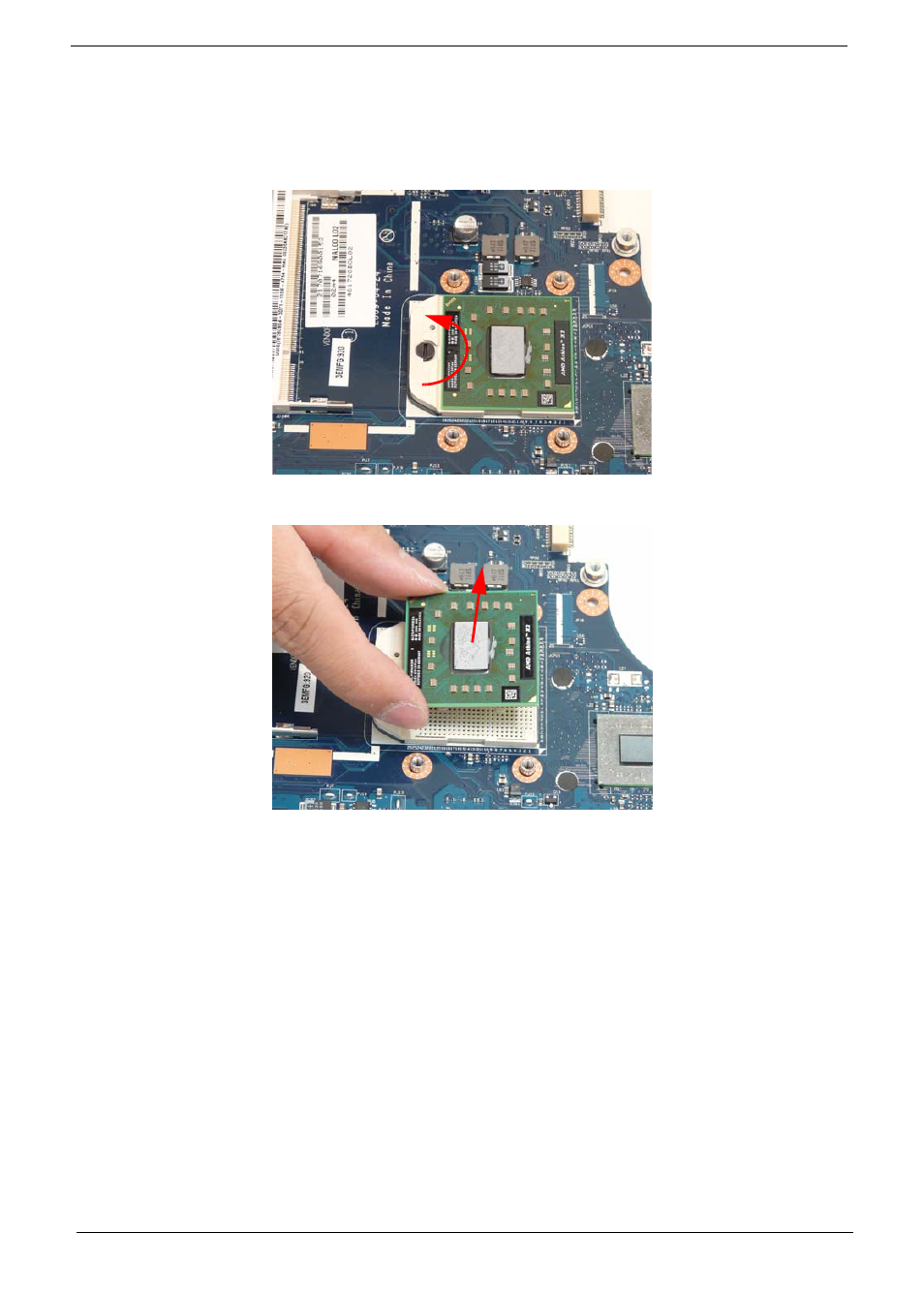 Removing the cpu | eMachines E628 User Manual | Page 98 / 224