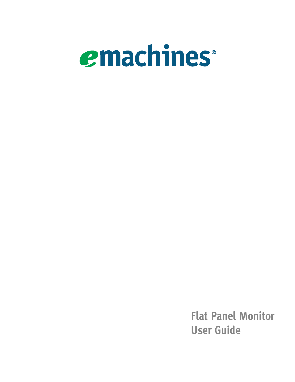 eMachines E216T5W User Manual | 26 pages