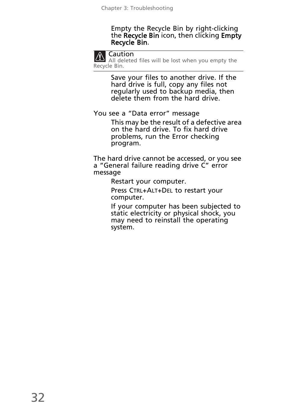 You see a “data error” message | eMachines EL1300 User Manual | Page 42 / 80
