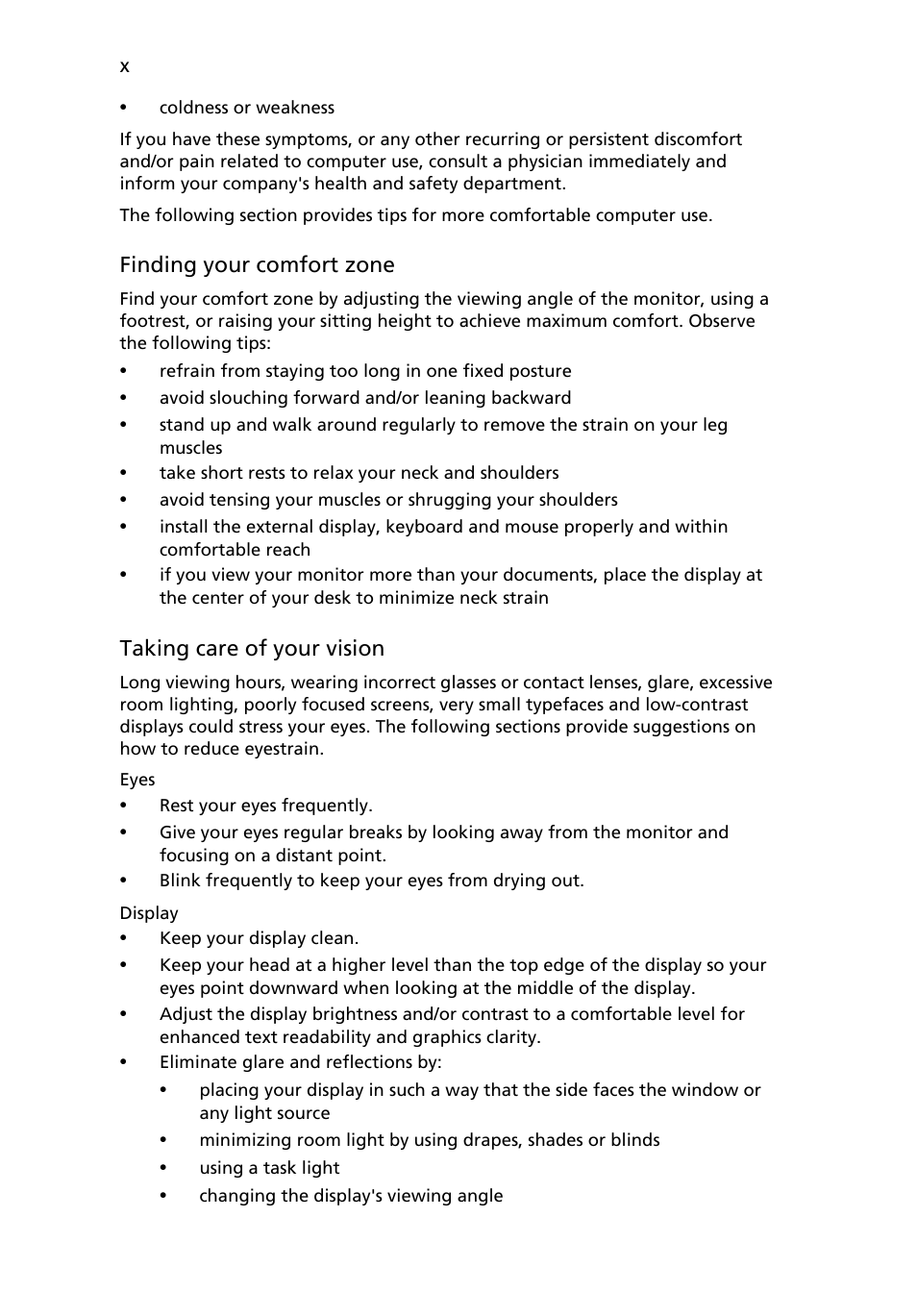 eMachines E510 Series User Manual | Page 10 / 64